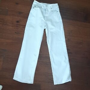 H&M Women's White Flare Jeans